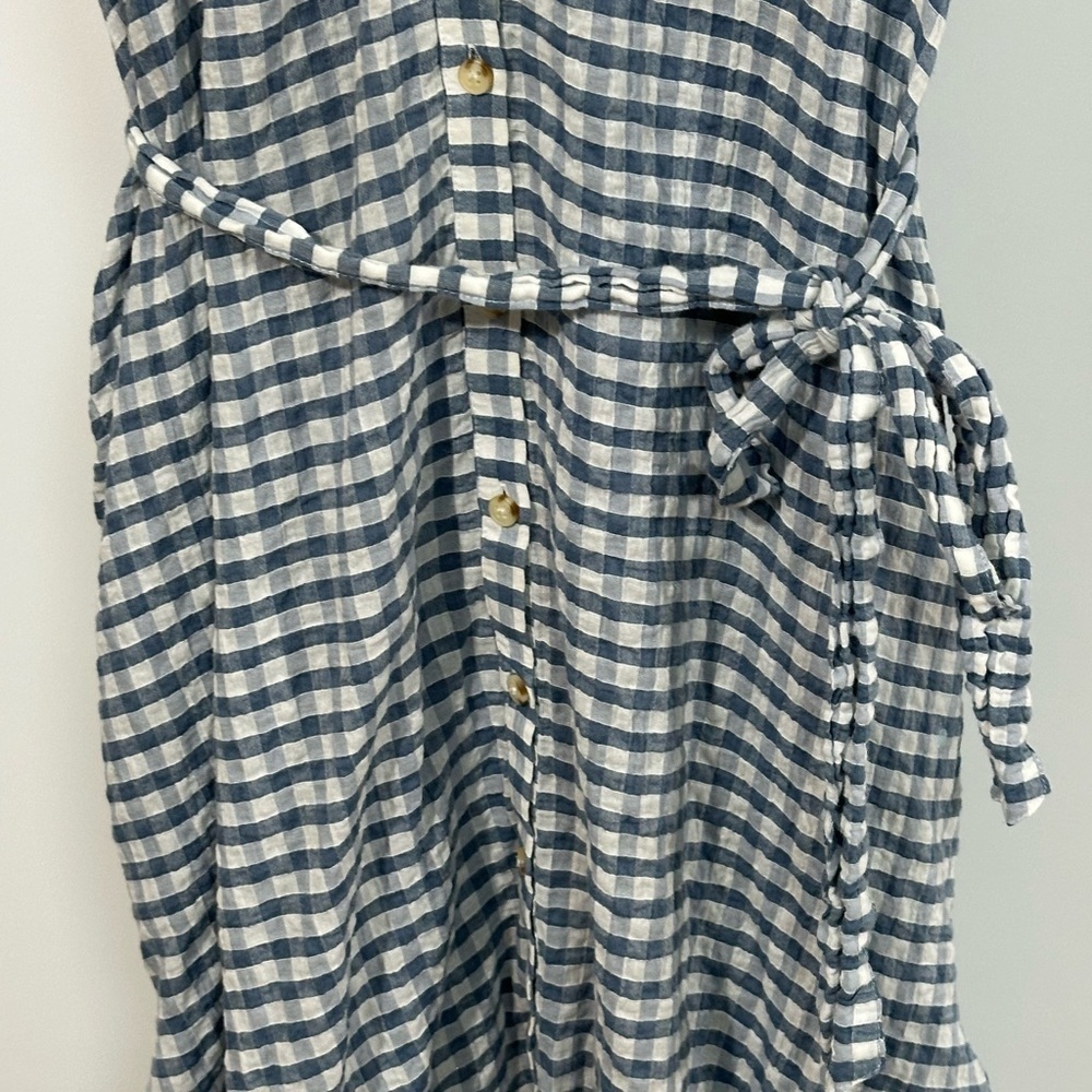 Maeve by Anthropologie Gingham Shirt Dress – Size 4 – With Slip - Picture 4 of 10